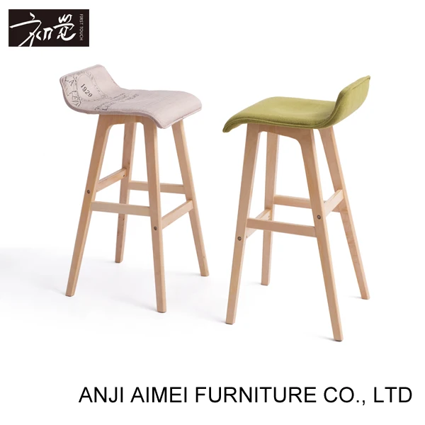 High Cost Performance Sturdy leather leather wooden bar stool/bar stool chair