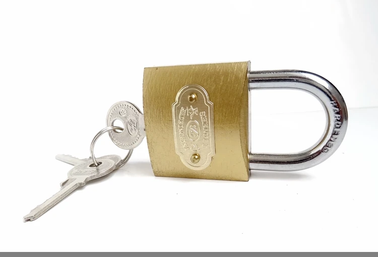high quality hot sale imitate brass arc type padlock