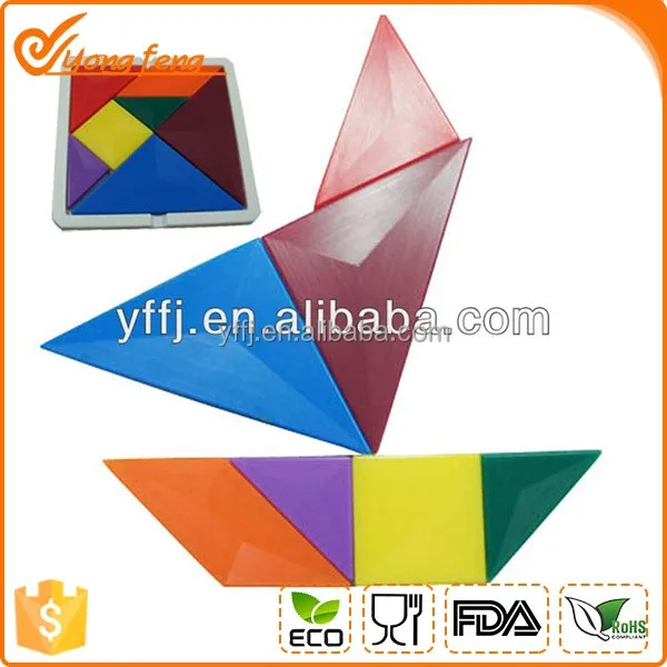 
Safe Cartoon Funny Silicone Educational Jigsaw Puzzle 