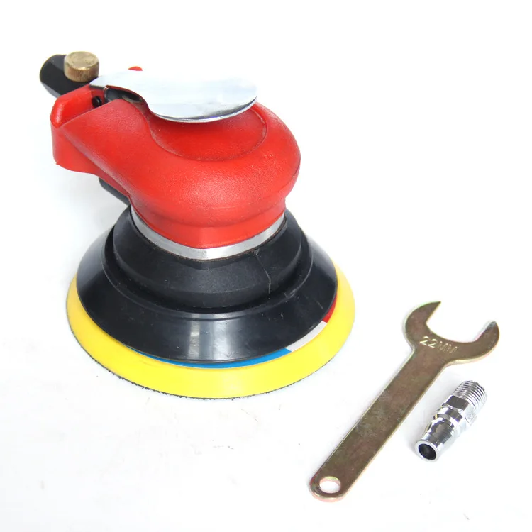 micro air die grinder kit 5 inches pneumatic sandpaper machine sealing glaze waxing dry grinding polisher Air Orbital Sander