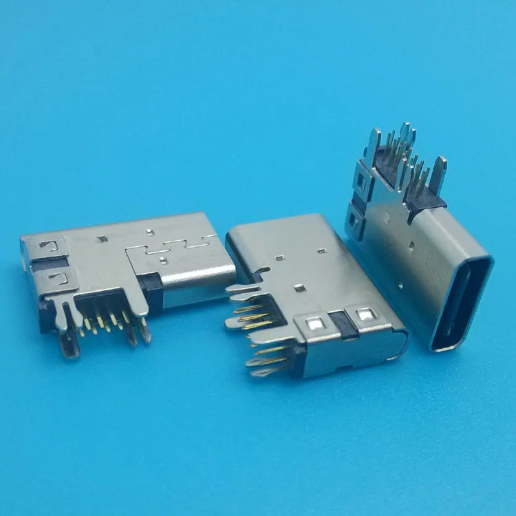  Гнездовой Usb-коннектор Xyfw Dip 24 контакта Тип C соединитель Usbc 3 1 разъем PCB вертикальный Smt гнездо Usb коннектор