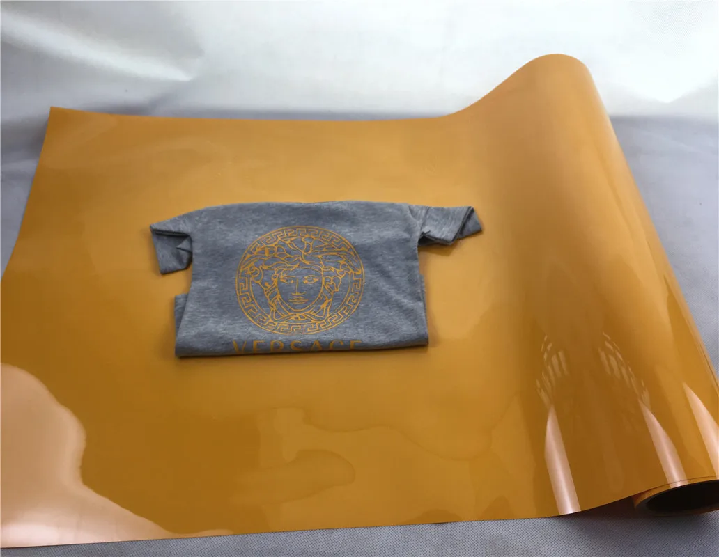 Glossy type PVC Heat Transfer Vinyl Roll Iron On Vinyl for T-Shirts