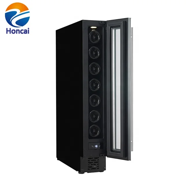 7 bottles single zone compressor cooling built-in wine cooler/cellar