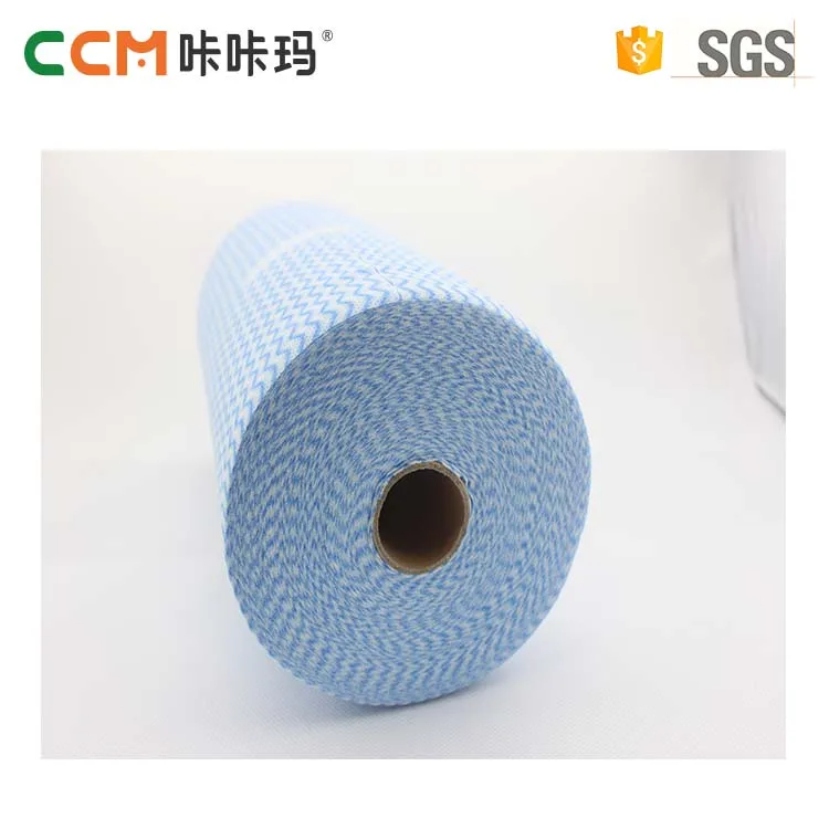 China factory customized disposable spunlace nonwoven fabric kitchen cleaning wipes