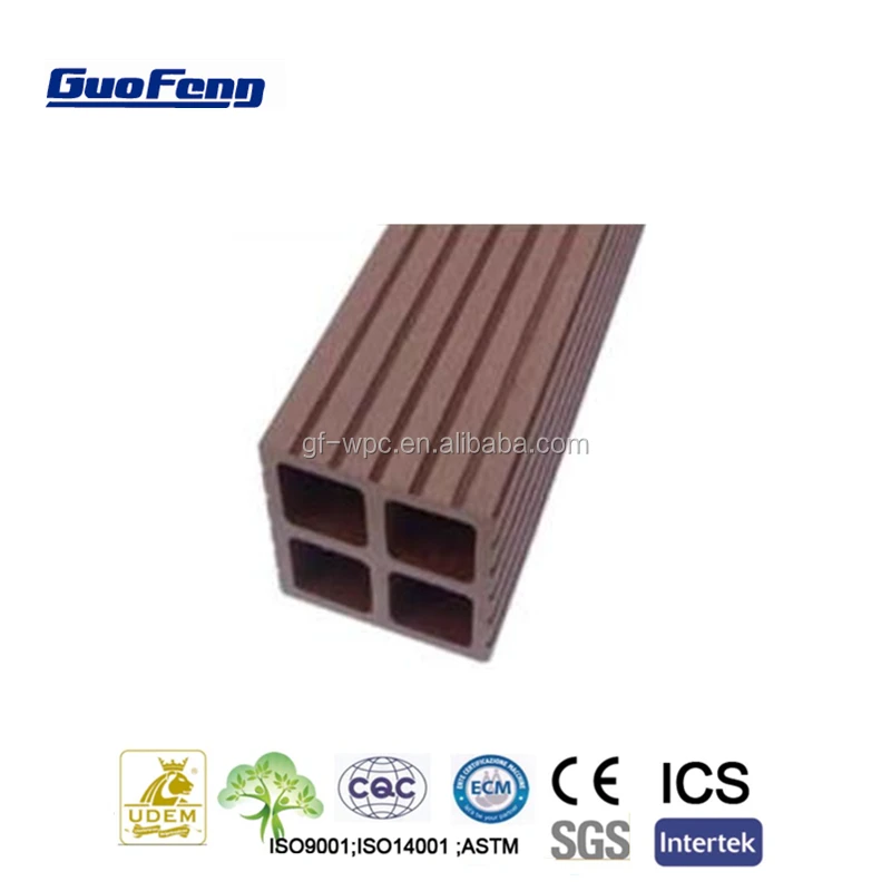 outdoor wood plastic composite wpc fence post pergola fence slats