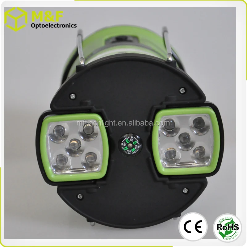 LED Rechargeable Camping Lantern With Detachable Torch For Outdoor