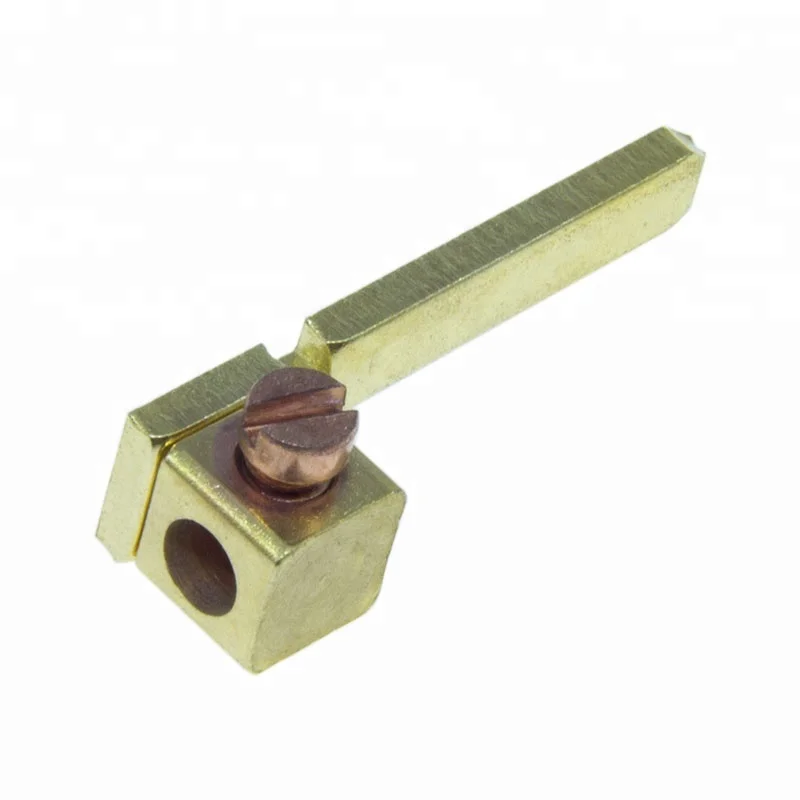 brass electrical contact pin,screw terminal electrical plug insert pin,plug pin part
