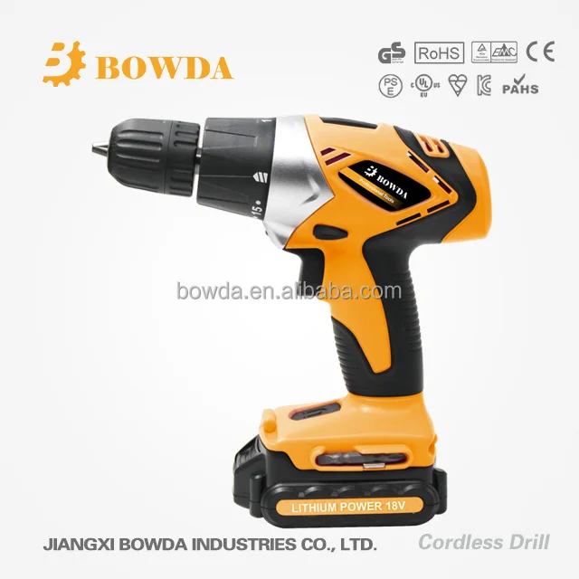 
Multifunction Li-ion battery drill 