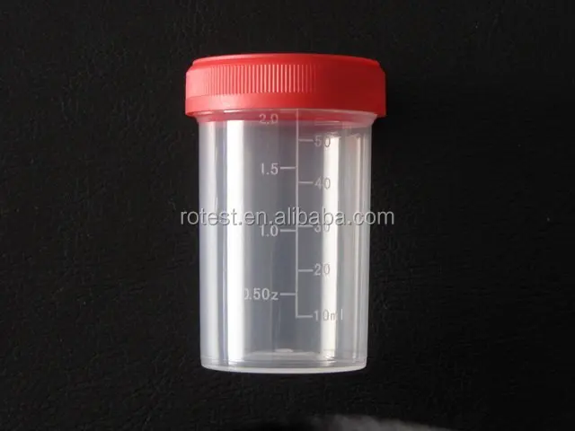 Test Cup 120ml Plastic Urine Container Specimen Urine Collection Container Urine Collection Cup