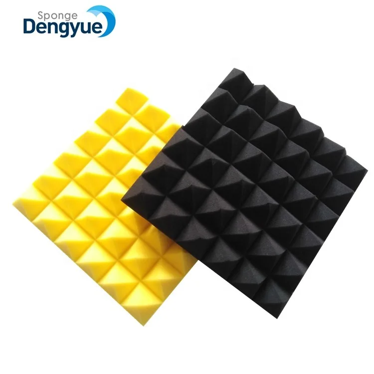 Colorful recording studio noise reduction acoustic materials pu panel  foam