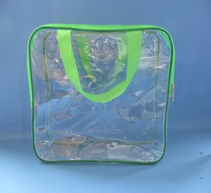 Recyclable Zipper type pillow carry bags pvc pillow storage bags