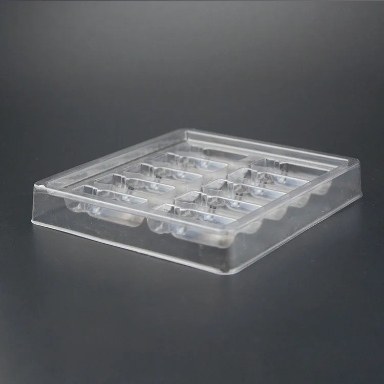
Biodegradable Ampoule Vial plastic trays packaging PET PVC Flocking tray 