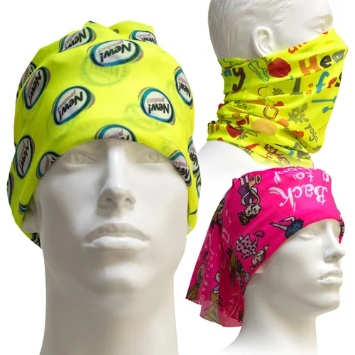 
Custom Logo Sports Head Scarf Multifunctional Seamless Tubular Bandana 