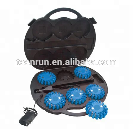 3 Pack LED Road Flares Red Warning Lights Roadside Emergency Flashing Lights For Car