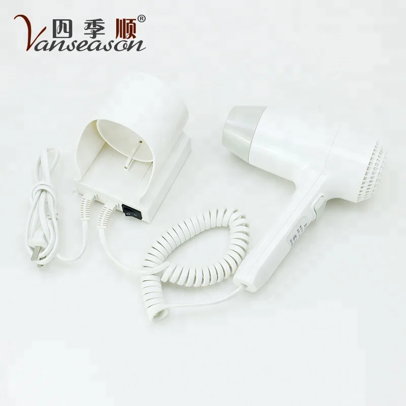 1200W-1600W High Quality hotel wall mounted ABS hair dryer