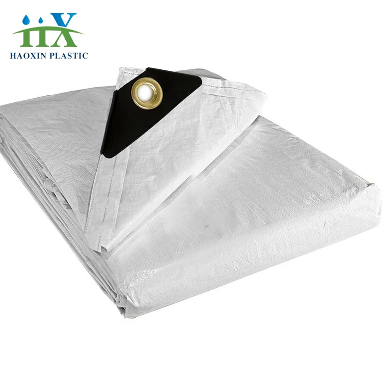 Double white PE Tarpaulin Factory for Truck and Tent tarpaulin