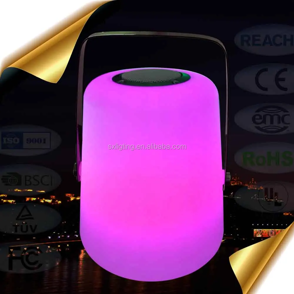 
Bluetooth Handle LED Lantern / Bluetooth RGB Color Changing Handle LED Lamp 