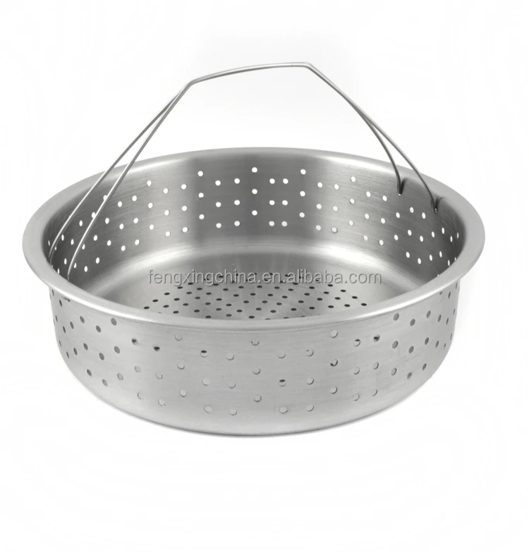 24cm 8QT Stainless Steel  Pasta Cooking Pot With Strainer