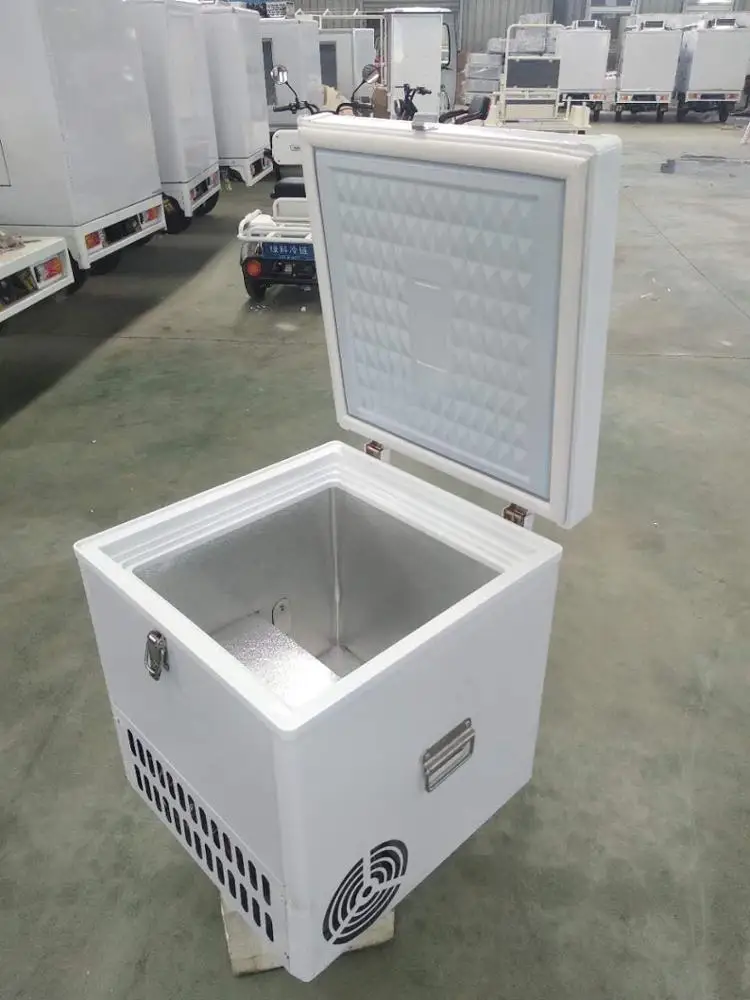50L DC Mini Cold Room Refrigerated Delivery Box for Motorcycle