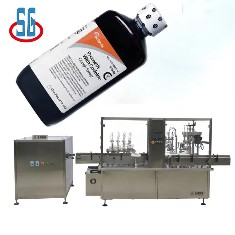 
Pharmaceutical 100 ml Glass bottle filling capping machine Herbal oral liquid Filling Machine for 60ml 