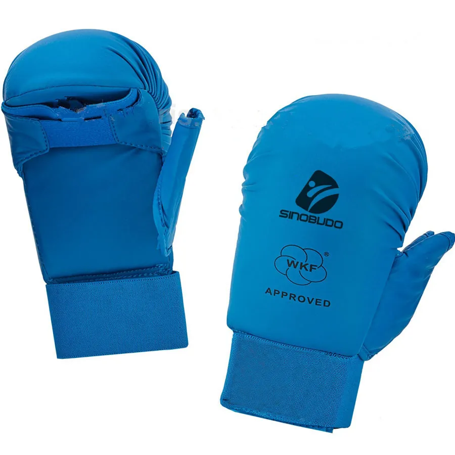 Thicken synthetic leather martial arts WKF karate gloves karate mitts karate equipment