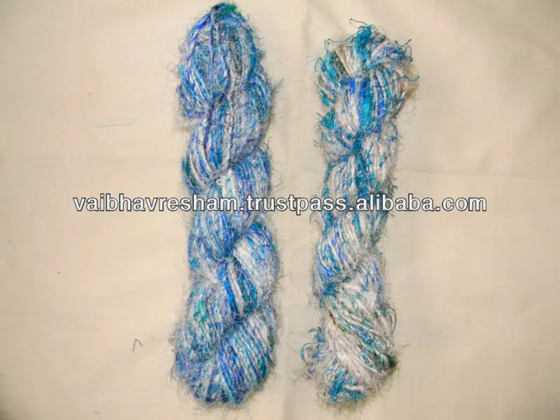 Многоцветная Высококачественная экономичная шелковая пряжа, доступная для оптовых заказов от индийского поставщика