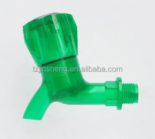 JS High Quality POLO BibCock With PVC Transparent Color For Long life Working/Basin Faucet/Water Tap