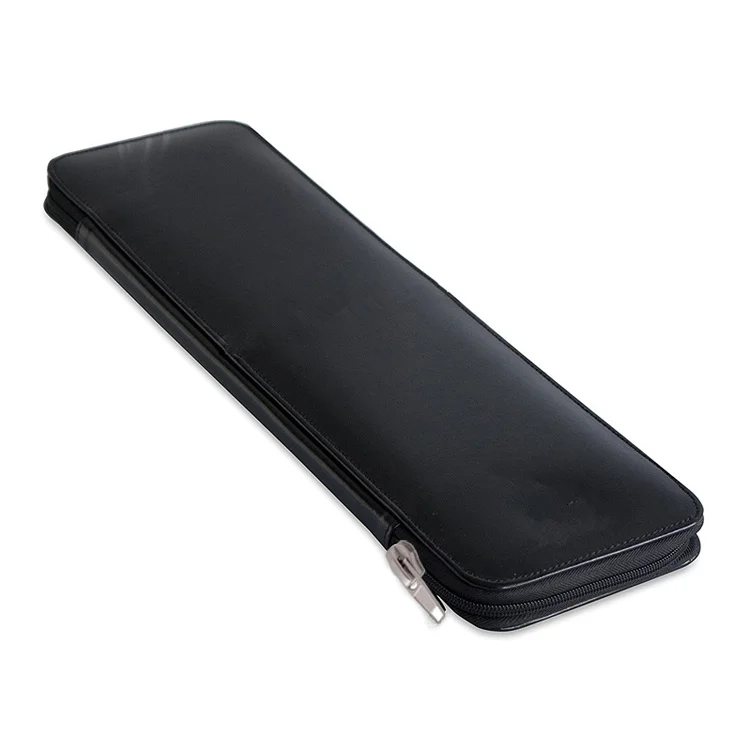 
Travel Essentials Portable PU Leather Waterproof Necktie Clips Storage Box Tie Holder Organizer Tie Case 