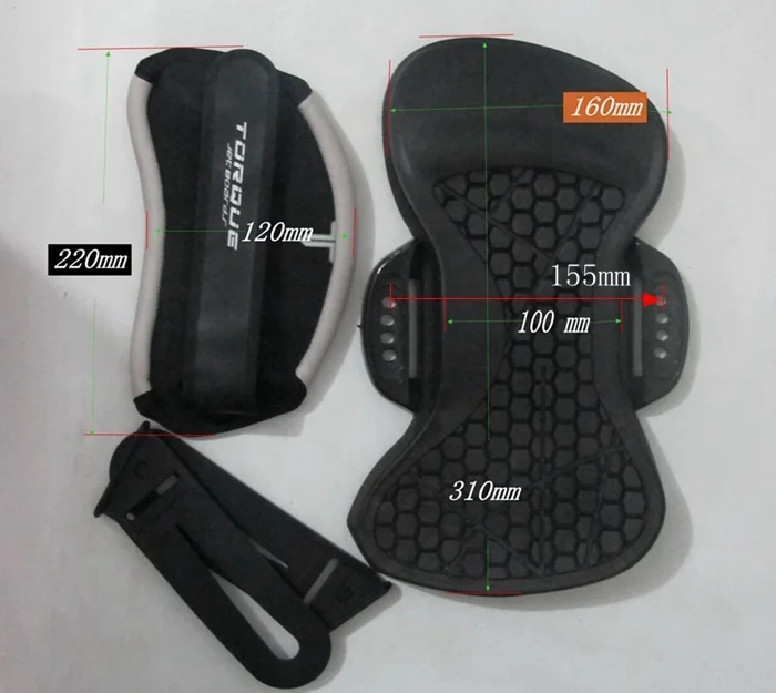 Kiteboards 2 Foot Pad+2 Foot Strap+Accessory Set Deck Pad set for Kite Surf Accessories