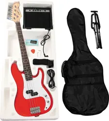 Funky electric bass guitar kit guitar pack
