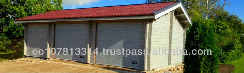 
Log Cabin Set Sentry Box Guard House Shop Office Workshop Warehouse Booth Kiosk Flat Packed EU Standard Carport Plant 