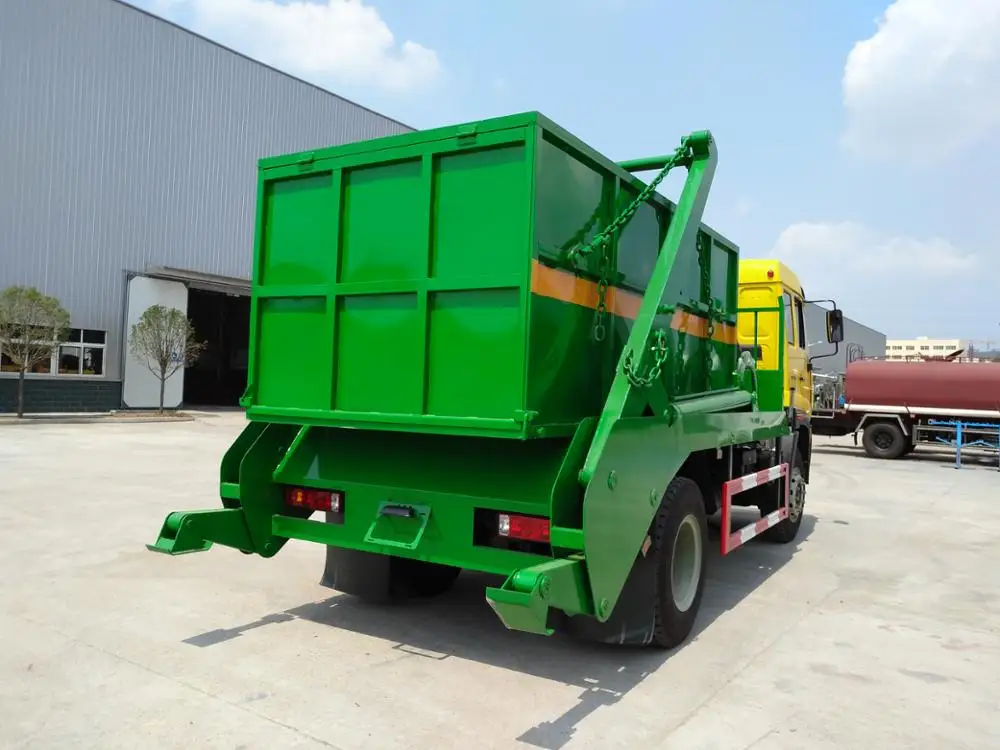 10CBM Swing Arm Garbage Truck HOWO Skip Loader Refuse for Sale