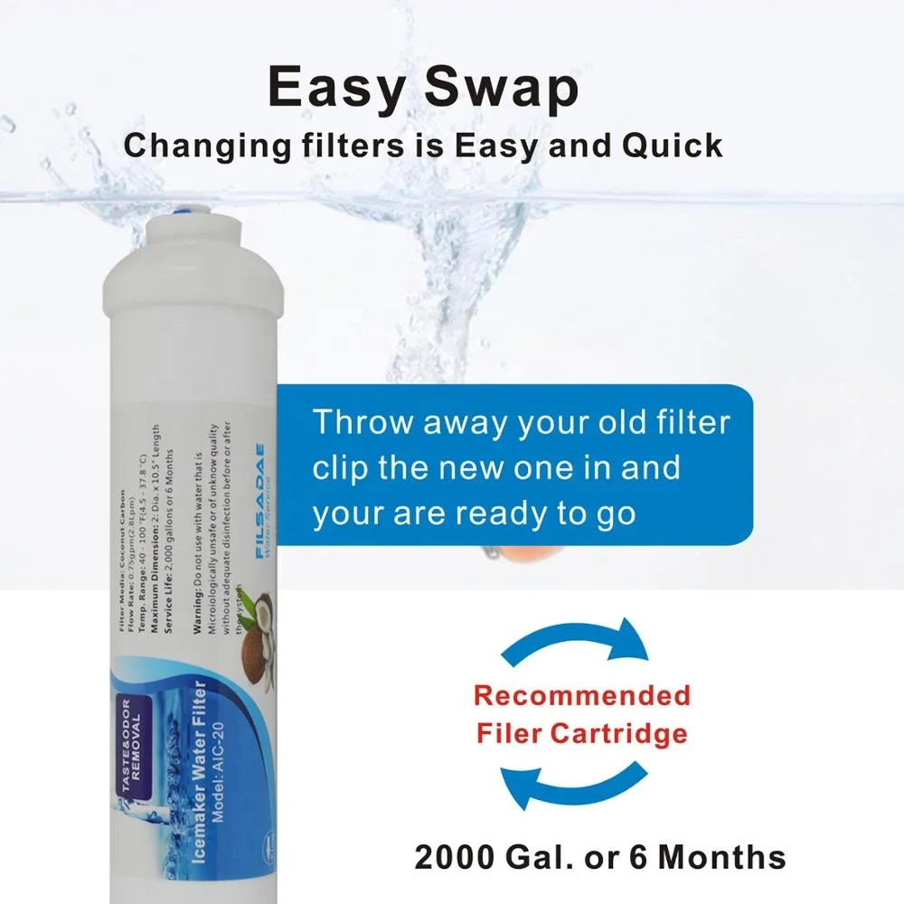 
Culligan IC-100A comparable Inline Refrigerator/Ice Maker Filter 