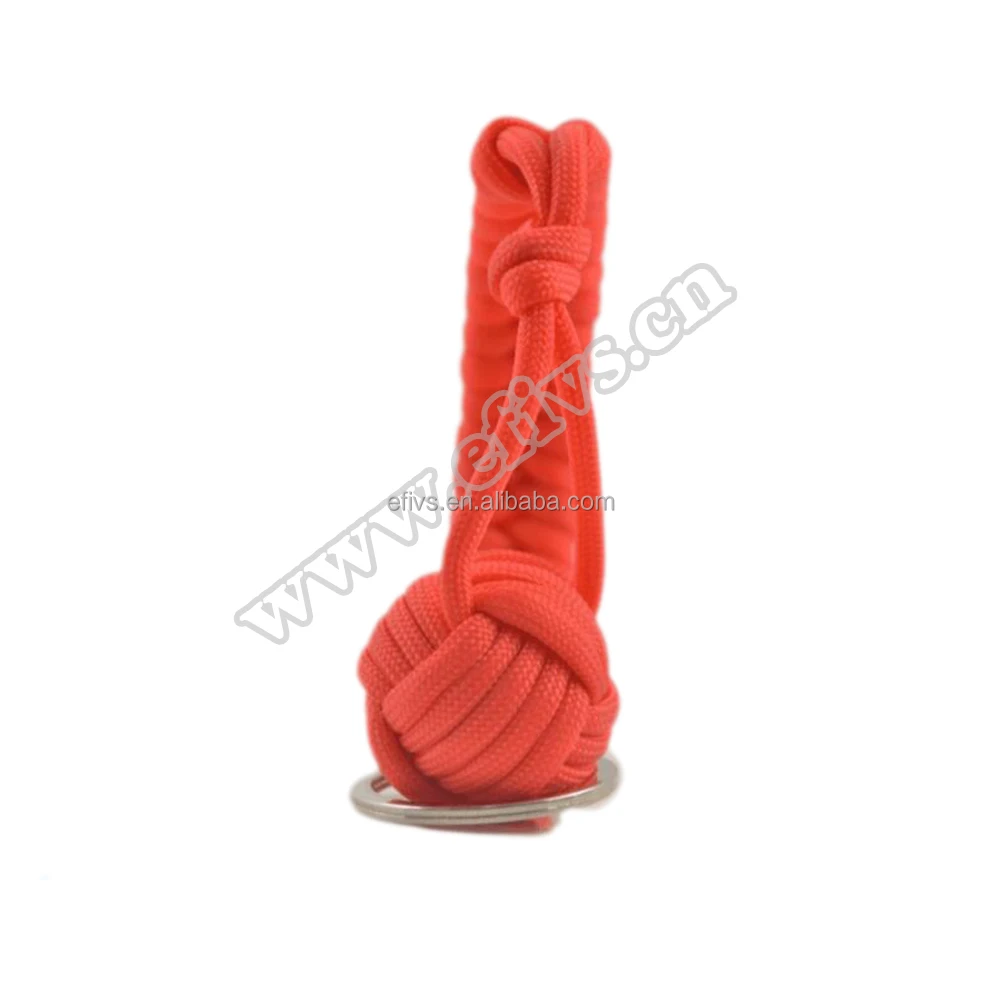 2016 Nanjing Chongfu survival keychain 550 paracord monkey fist for camping outdoor