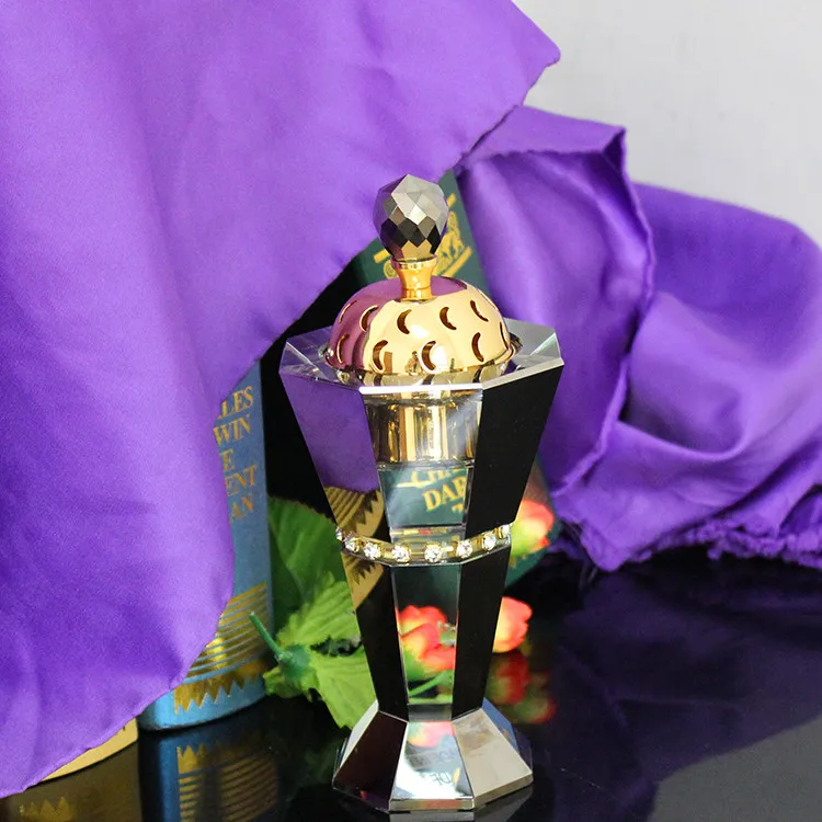 Wholesale sliver arabic crystal incense burner for decoration