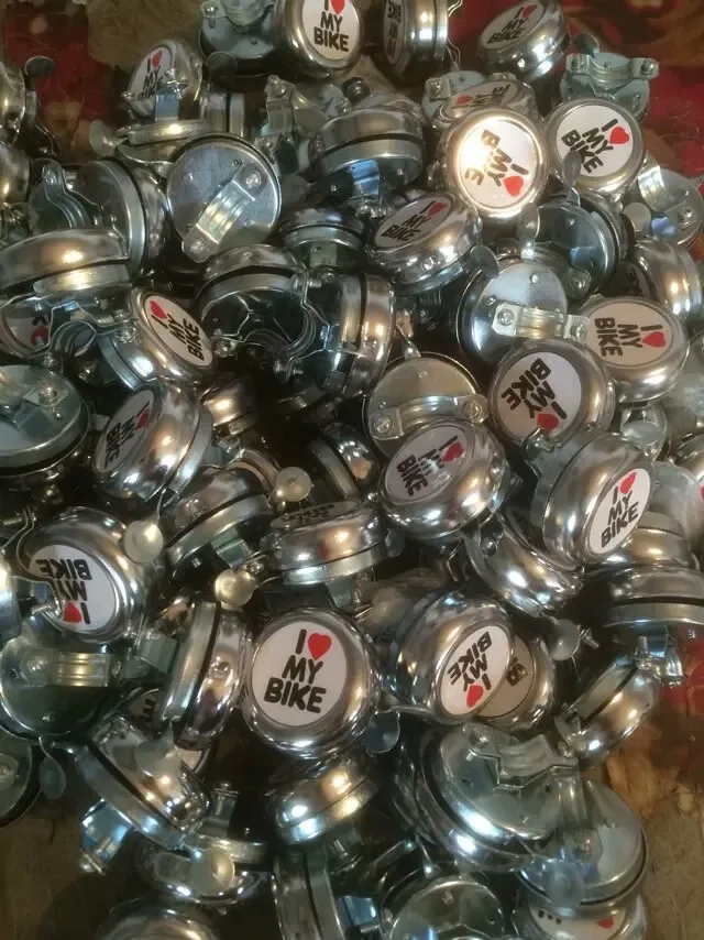 Kids bicycle bike bell sticker bicycle bell logo bike bell