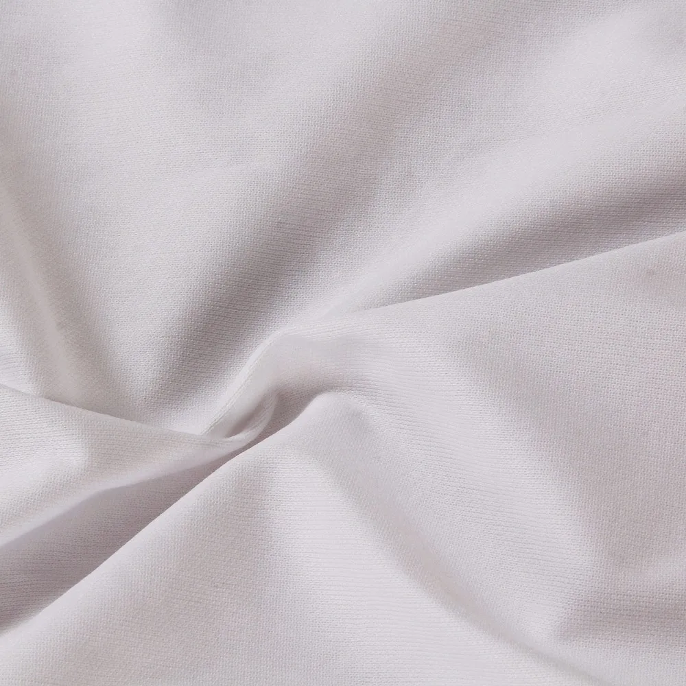 Washable Flat Polyester Fabric Waterproof Mattress Protector  Full Size for Adults