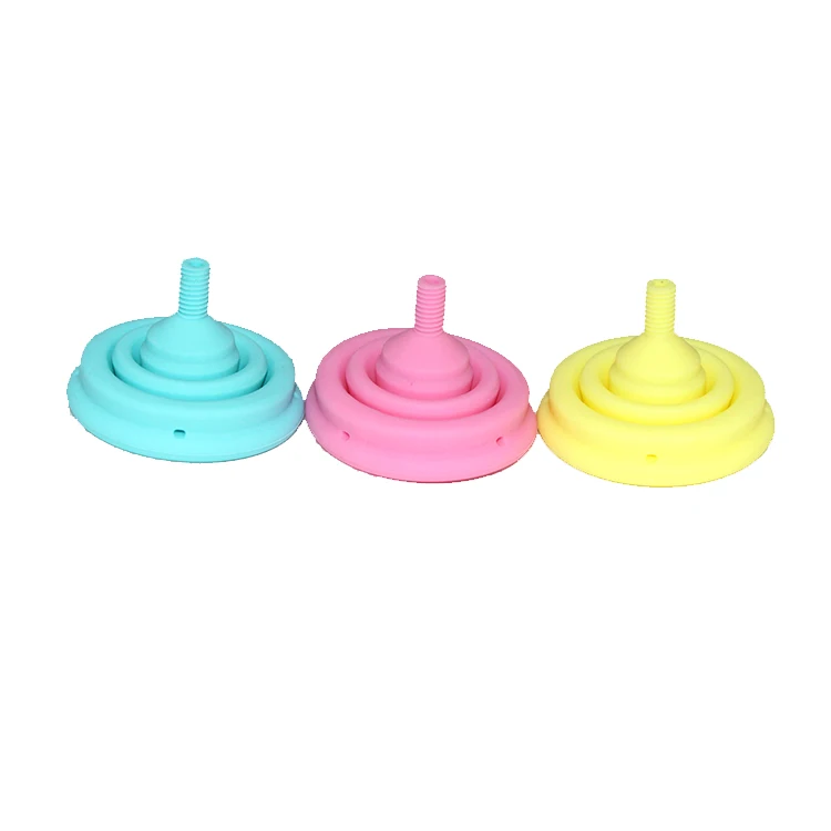 
Wholesale Medical Grade Feminine Lady Period Use Cup Silicone Liquid Collapsible Menstrual Cup 