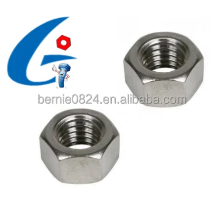 
A2-70 A2-80 A4 SS304 SS316 Stainless steel SS Hex Nut DIN934 