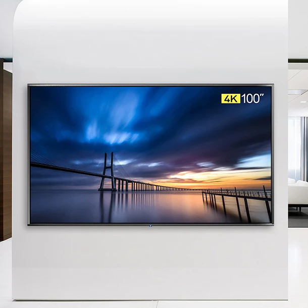 
100 Inch Interactive Smart Touch Flat Panel Screen Monitor For Conference; Phones, Tablets And All-In-One Panel To Realize C 