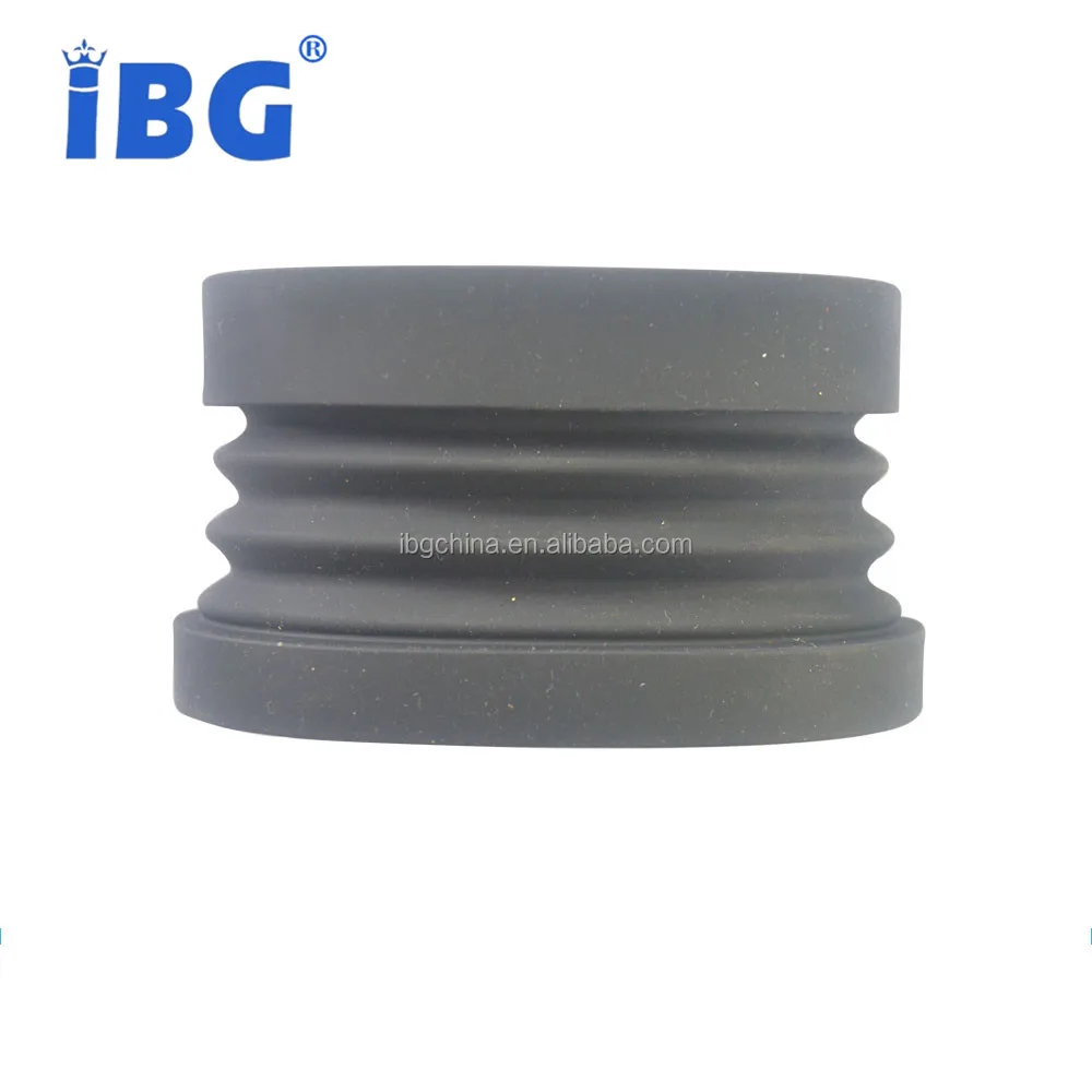 Hydraulic cylinder dust cover flexible corrugated rubber bellow hose