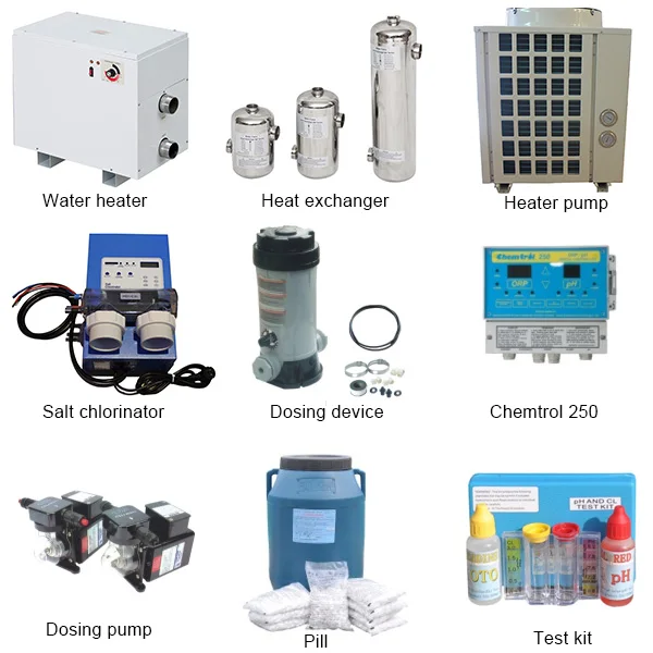 More Than 15 Years Full Set Concrete Vinyl Swimming Pool Equipment And Supplies