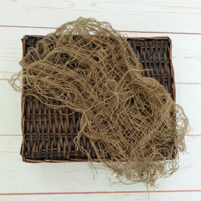 Loose sparse jute backdrop,Net hole jute basket filler,baby backdrop photo props