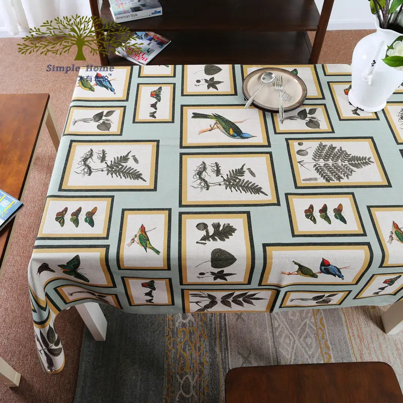 Wholesale custom digital table cloth cotton for home