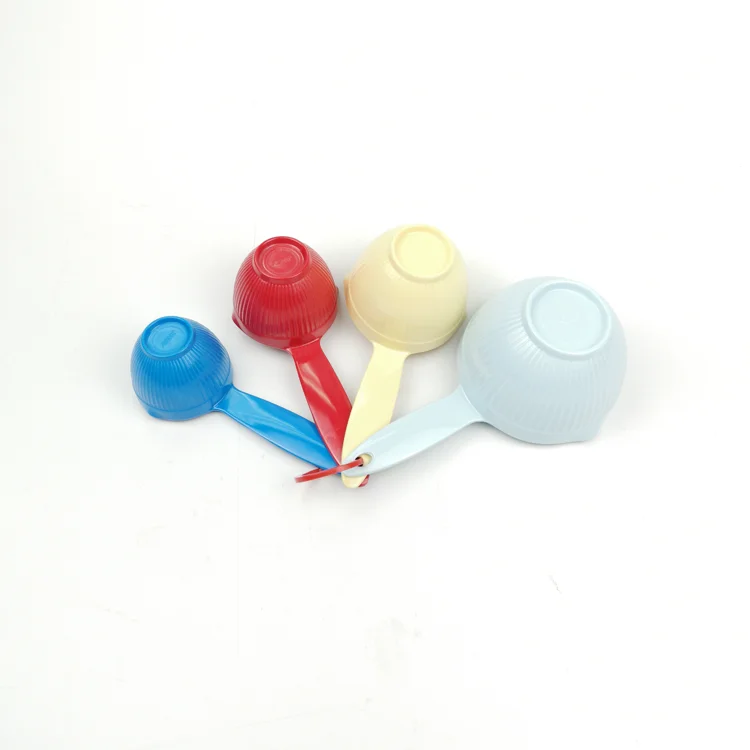 4 pcs Plastic Melamine Digital Measuring Cup Set