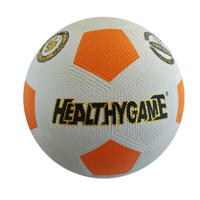 Резиновый футбольный мяч Размер 5 Оптовый дешевый шарик или зерновой мяч для гольфа