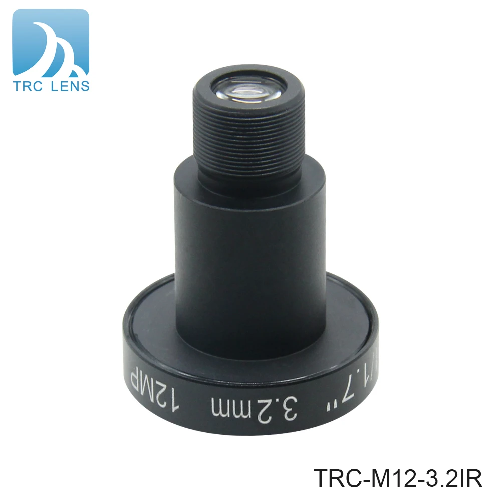 Шэньчжэнь, формат изображения 1/1, 7 дюймов, 12 МП, 3,2 мм, плата с фиксированным фокусом, объектив видеонаблюдения