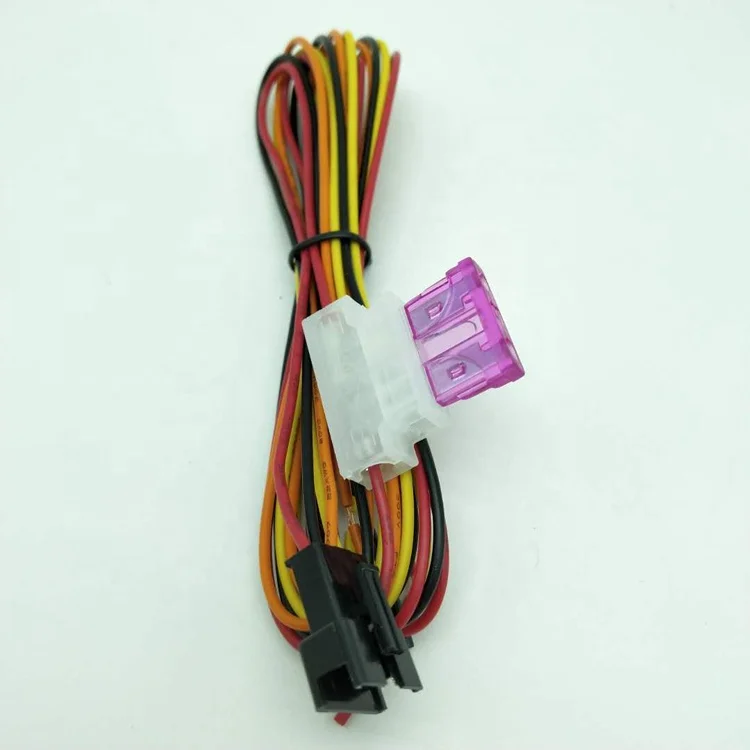 Custom car gps tracker location power wire harness Automotive for gps tracking device
