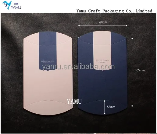 Made in China high quality custom pillow box/pillow box