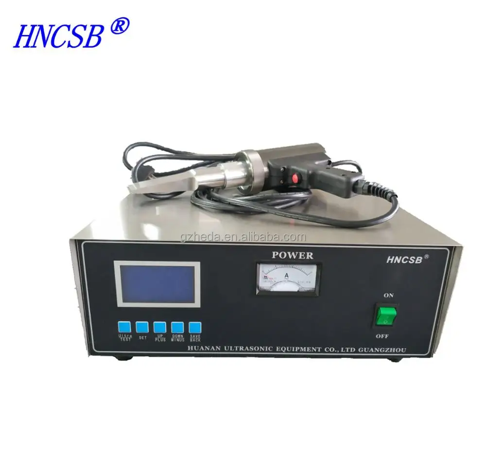 China Supplier ultrasonic Handheld Small Spot Welder with customize welding horn